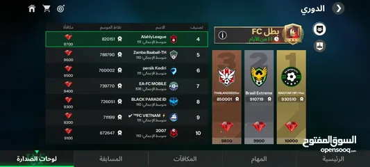  8 حساب فيفا.........حساب فيفا للبيع بسعر طري جدا إجمالي الحساب 112 وقابل للارتفاع لاوفر 113