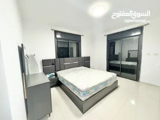  12 شقة للإيجار  مع حديقة ومدخل خاص