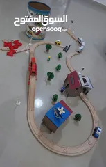  3 Train wooden set