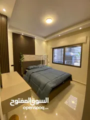  12 شقة شبه أرضية مفروشة للبيع 77م داخلي /77م خارجي في أرقى وأهدى مناطق عبدون  / ref 9523