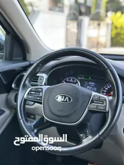  27 KIA SORENTO (SX) 2019 وارد الوكالة قاطع  مسافة 80 الف كم فل كامل اعلى صنف فحص كامل