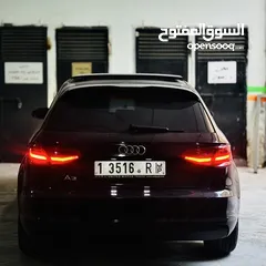  6 اودي A3 هتش باك لون عنابي مميز سيارة مميزة جداً وبسعر ممتاز جداً للبيع - بحالة الوكالة