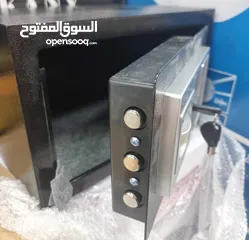  3 قاصات حديد للبيع بالاردن خزنة نقود عرض 30 سم ارتفاع 20 سم خزنات ديجتال إلكترونية او عن طريق المفتاح
