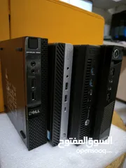  1 Mini PC اجهزة براند AIO  (hp * Dell * Lenovo)