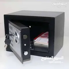 2 خزنة نقود لحفظ المال تناسب البيت و المقاهي و المستشفي خزنة تتميز بسهولة التعامل