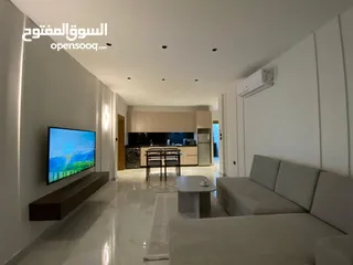  3 شقة مفروشة جديدة  غرفتين نوم فخمة للايجار في الصويفية قرب الخدمات