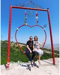  6 مراجيح ومداخل زهور قوسي
