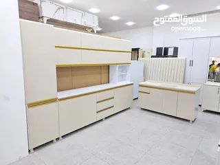  2 كاونتر خشب mdf قياس 3امتار وسنك متر ونص  