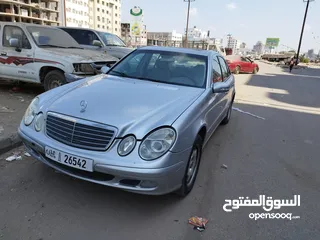  2 مرسيدس موديل 2003 طراز E240 ستة سلندر