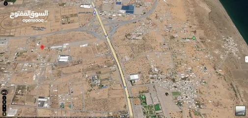  9 ارض سكنية للبيع في ولاية بركاء - ابو النخيل بالقرب من استراحة الشمس يوجد مخرج الى الشارع العام