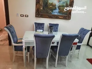  2 سفرة 6 كراسي بسعر الجملة خشب لاتيه وزان متوفر بجميع الالوان والموديلات حسب الطلب للاستفسار