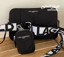  6 Original Karl Lagerfeld Cross Body Bag with AirPods Case