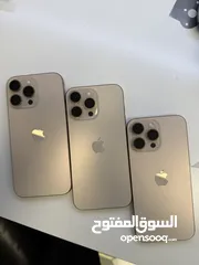  1 مشفر iPhone 16 pro max مشفر sim locked لون مميز الذهبي مشحون مرات قليلة غير مستعمل