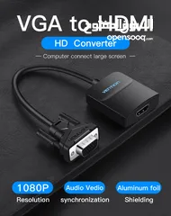  1 تحويلة Vention VGA To HDMI Converter