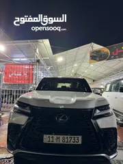  3 لكزس موديل 2022 فئة LX600 ...F SPORT  مكفولة كفالة عامة عداد المسافة 36 الف كيلو وكالة ساز