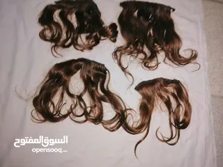  1 وصلاة شعر طبيعيه عدد اربع
