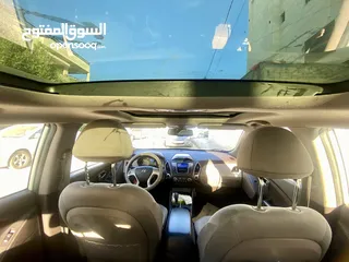  4 للبيع هيونداي توسان 2012 لون أبيض– ممشى قليل جدا (69600) كم استعمال شخصي من الوكالة للآن (فحص كامل)