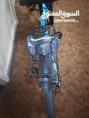  7 بسكليت جنط 26 لون ازرق قابل للطوي بحاله الوكاله ولا خدش مع الكفاله 1 سنه إقرأ الوصف bike