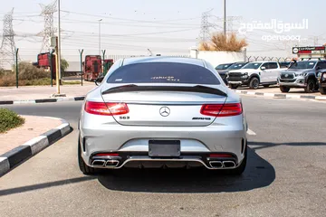  8 2015- S63 AMG COUPE // TAN INSIDE // IMMACULATE CONDITION // - ONLY 44,000 KM DONE