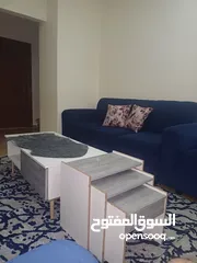  2 طقم كورنر بحاله مع طقم طاولات وسط وسجاد