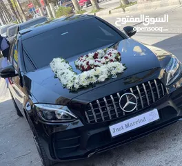  22 Mercedes C200 2019 (أحمد الشرمان) لتأجير سيارات الأعراس