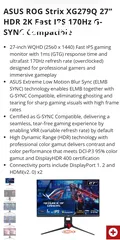  4 شاشة ASUS ROG STRIX XG279Q 27 إنش  من أقوى الشاشات بدقة فائقة استخدام سنة يوجد كفالة مصنعية الشاشة ن
