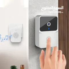  4 جرس الباب الذكي مع كاميرا راقب باب منزلك بسهولة عبر هاتفك جرس باب مزود ب كاميره WIFI