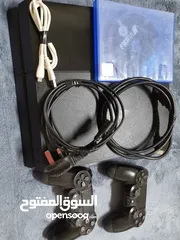  4 بليستيشن4فاااات  والجهاز وكاله  مع ايدتين وكامل وصلاته الاصليه