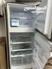  4 ثلاجه شارب اسود او ستانلس 450 ليتر بسعر حرق