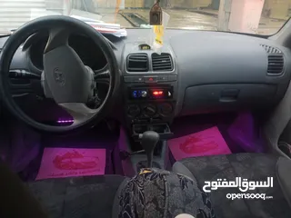  7 هونداي فيرنا موديل 2000  جير اوتوماتيك  للبيع كاش