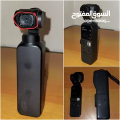  2 للبيع كاميرا اوزمو بوكيت1 مستخدم تصور فيديو بدقة4K بمانع اهتزاز ثلاثة محاور صغيره محمولة باليد