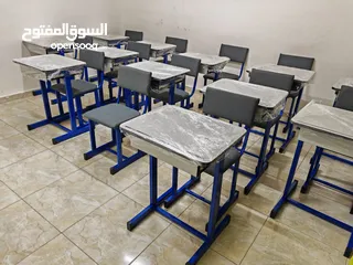  9 تفصيل كراسي محاضرات مع ركاية ودروج مدرسية. طاولات تركية