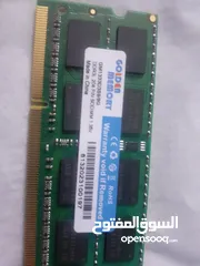  6 رامات لاب توب  DDR2G DDR3G DDR 3