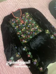  2 “ثوب الذاكرة... مطرز بأصابع الوطن”  ثوب فلسطيني اسود ومخمل مطرز بالإيد من فلسطين جديد جميل جدا