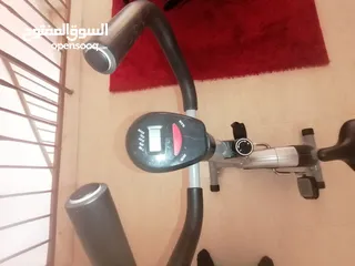  2 دراجة رياضية ثابتة لتخسيس الجسم وحرق الدهون بحالة الجديد