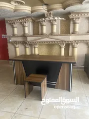 16 مكتب مدير قياس160م مع جانبيه ادراج مع طاوله اماميه