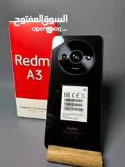  1 مستعمل ايام Redmi A3 رام 6 جيجا 128 مكفول سنة أغراضة والكرتونه الأصلية متوفر توصيل