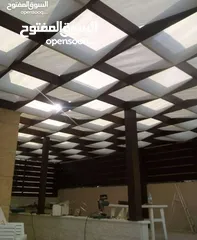  7 برجولا  خصم 15% مظلات خشبيه   و أسوار خشبيه