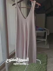 8 Powder Pink Cotton Overalls