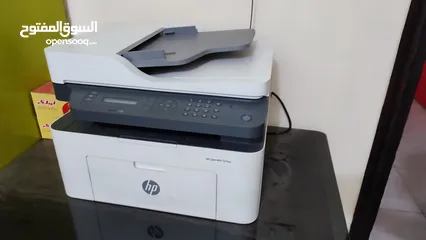  4 طابعة ليزر HP متعددة الوظائف موديل  HP laser MFP 137 fnw