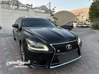  2 للبيع لكزس LS460 وارد F Sport  الشكل الجديد موديل 2014  موتر بحالة الوكالة