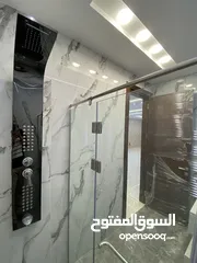  19 شقة ارضية على شارعين207 م داخلي 60م تراس امامي بتشطيب فاخر 3 نوم 2 ماستر مرج الحمام