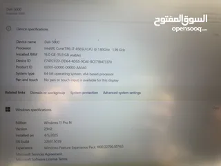  3 ‎لابتوب ديل كيبورد مضيئ  توب نظافة بسعر منخفض جداً البيع لداعي السفر المستعجل