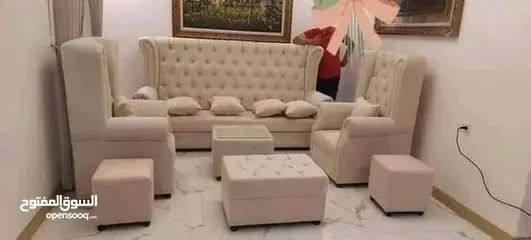  2 sofa set,cabinet and bed