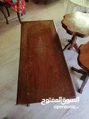  5 طاولة وسط زان