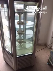  3 ثلاجة عرض بوظه وchez كيك صناعه كوري
