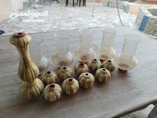  1 قطع ثريا بورسلان قديم