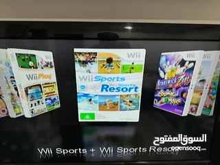  4 للبيع نينتندو وى Nintendo Wii مستعمل بحاله ممتازة