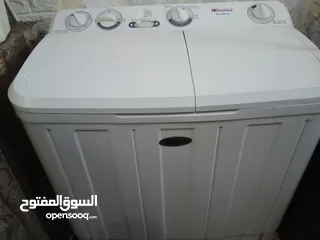  2 غساله بحالة جيدة ونضيفه  وبحالة الوكاله جدا