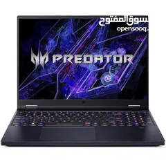 2 لابتوب جيمينج ACER PREDDATOR HELIOS 16′′ 2K I9-14900HX SSD1TB RAM32 4070 240Hz